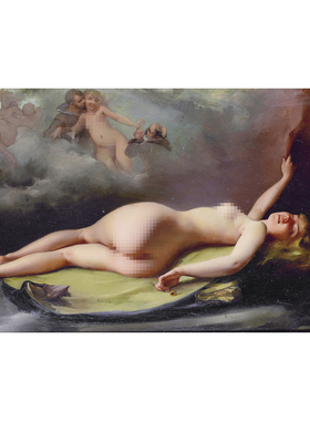 路易斯·里卡多·法莱罗斜倚裸体美女油画世界名画客厅卧室装饰画