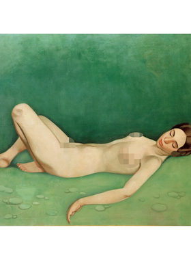 费利克斯瓦洛东–睡着的沐浴者裸体熟睡的女人裸女装饰画世界名画