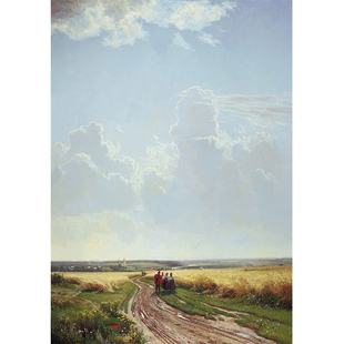 世界著名油画希施金莫斯科正午的阳光Ivan Shishkin 47