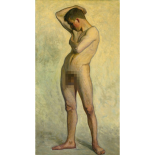 尤金·扬松欧式人物男油画客厅装饰画名画复刻静物画芯艺术挂画
