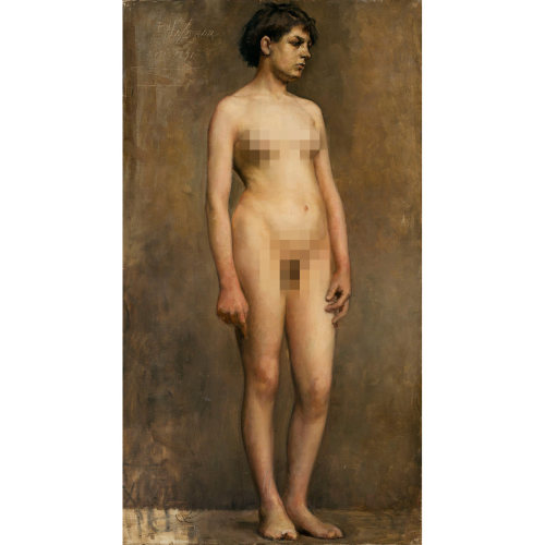 迪亚女模特欧式名画微喷装饰画