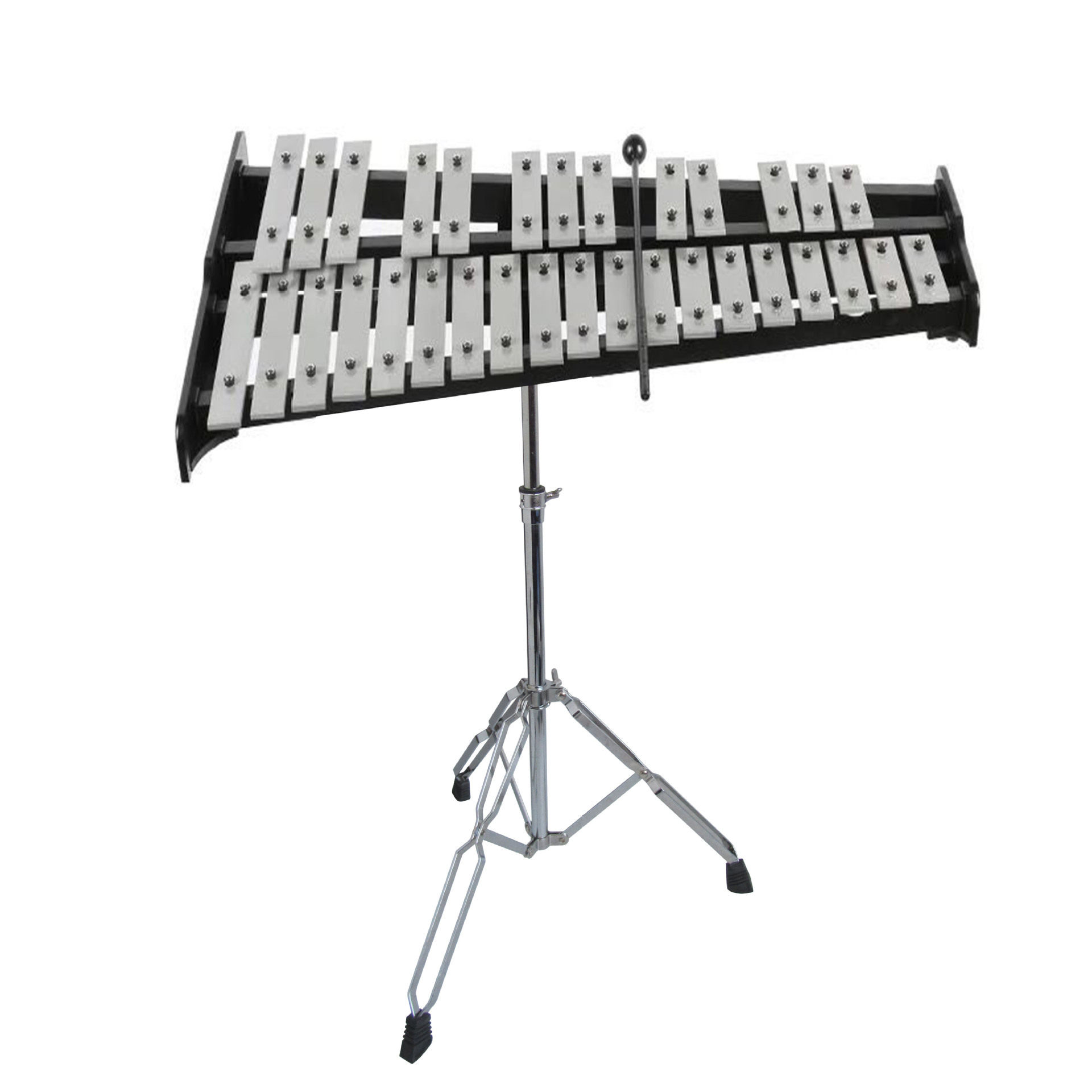 打琴支架32音铝板琴架子钢片钟琴电镀架敲琴打击乐器支架便携式