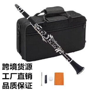 专业直销单簧管降B调17键ABS黑管学生成人考级乐器套装彩色精选