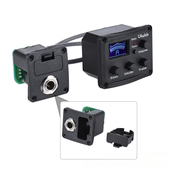 UK吉他拾音器 四段UKULELE拾音器带液晶调音器