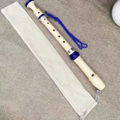 竖笛绒布套袋绒高音竖笛袋拉绳束口包装 袋竖笛布套绒布袋35cmx6CM