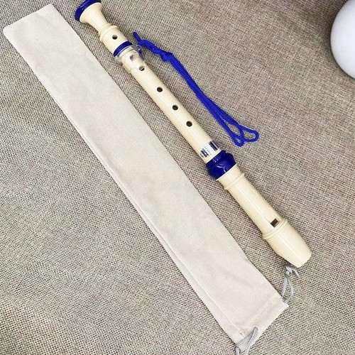 竖笛绒布套袋绒高音竖笛袋拉绳束口包装袋竖笛布套绒布袋35cmx6CM