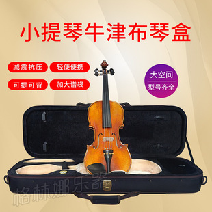 专业小提琴琴盒子琴箱双肩单肩轻便小提琴包抗压防水提琴配件