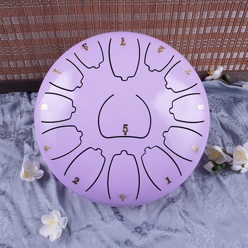 空灵鼓10寸13音国风编钟鼓手鼓钢舌鼓打击乐器源头工厂现货