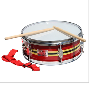 13英寸双音鼓厂家 专业乐器小军鼓学生队鼓三色小军鼓推荐