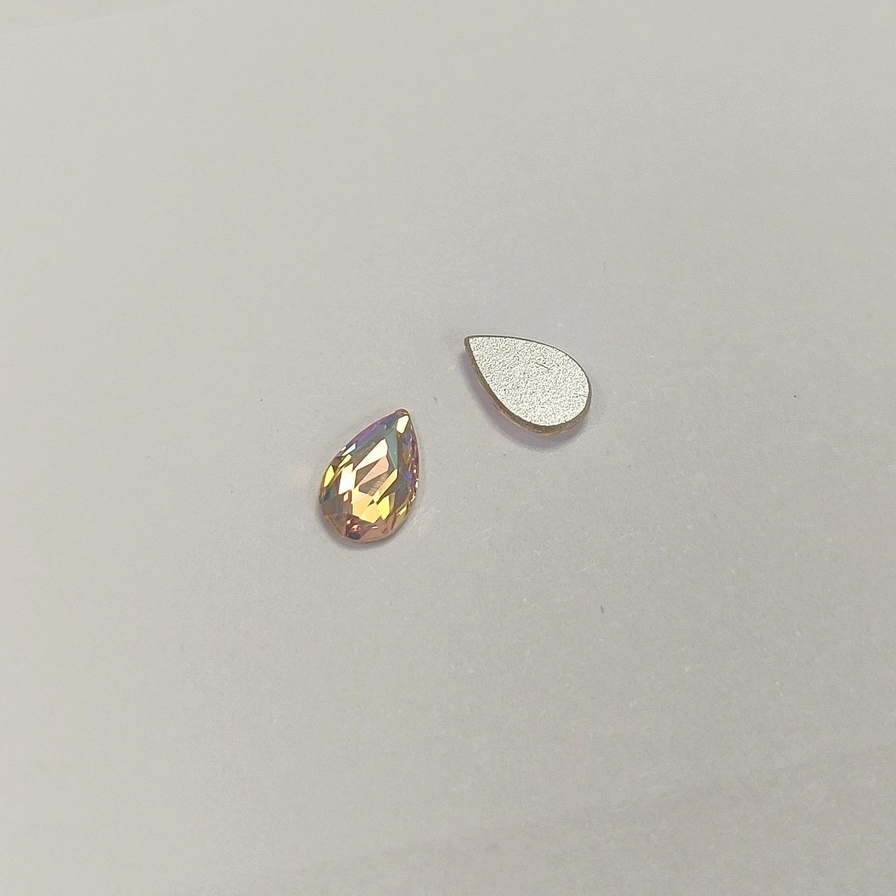 正品施家钻2303胖水滴美甲饰品钻