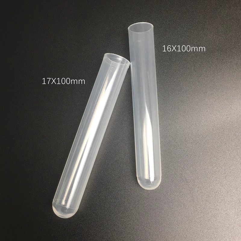 16X100mm一次性塑料试管17*100耐高温圆底PP试管