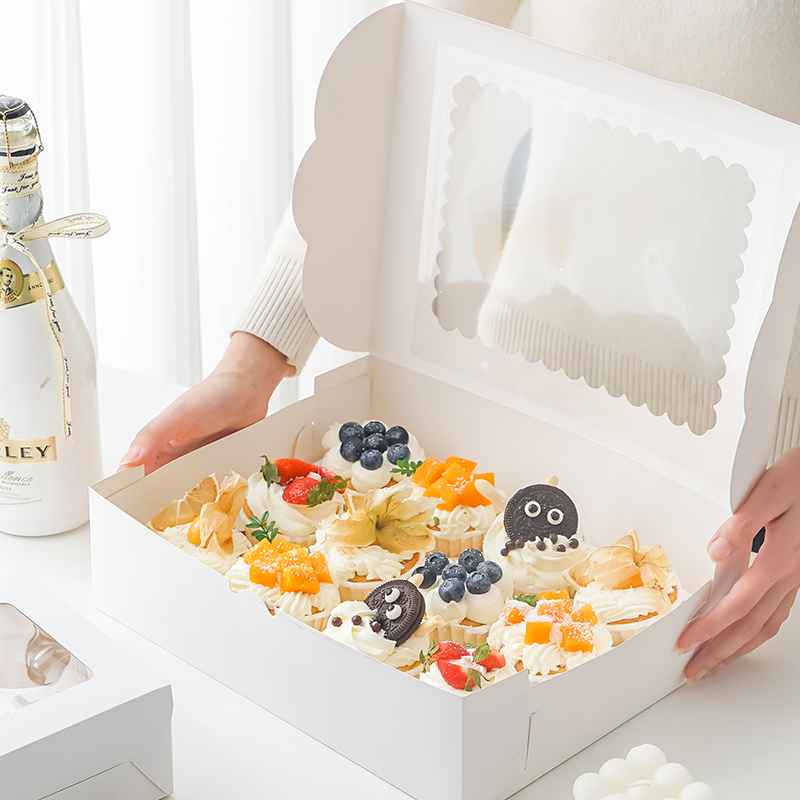 纸杯蛋糕2粒4粒6粒12粒打包盒