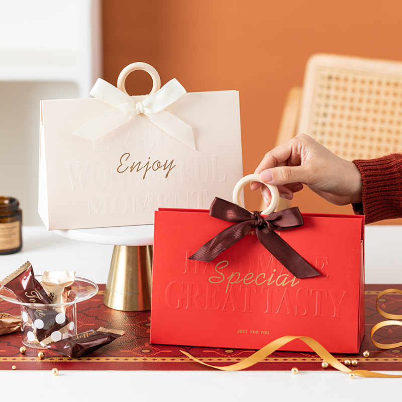 太妃糖雪花酥糯米船手提包装盒