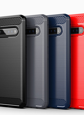 适用LG V60手机壳全包边TPU软壳V50电话保护套ThinQ拉丝防摔防滑磨砂散热商务套简约男女