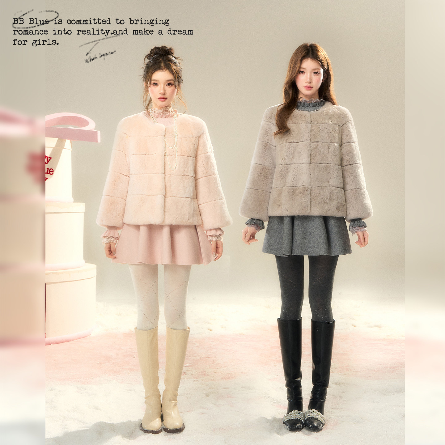 BBBLUE/獭兔千金/进口雷克斯獭兔毛千金风少女感减龄短皮草外套女,女装/女士精品,皮草,淘宝优惠券,粉丝福利购,淘宝优惠卷