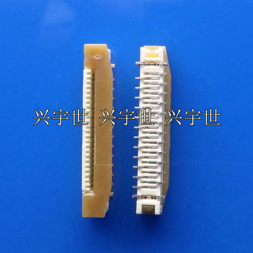 052559-4033 0525594033 0.5mm间距双排40pin立式贴片FPC连接器