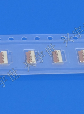 FH36W-11S-0.3SHW 红色盖子翻盖连接器11pin双排0.3mm间距排线座