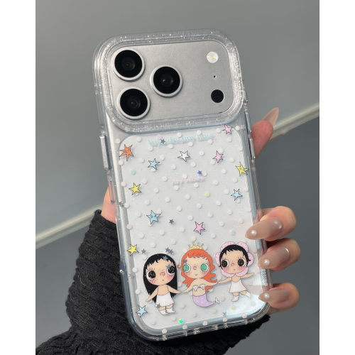 韩系星星波点小玉iPhone手机软壳
