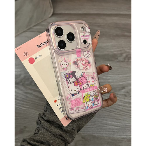 ins韩风Kitty米菲合照iPhone软壳