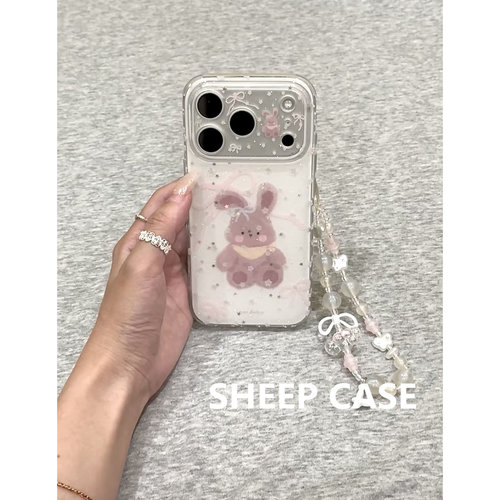 苹果可爱细闪硅胶全包防摔壳新款