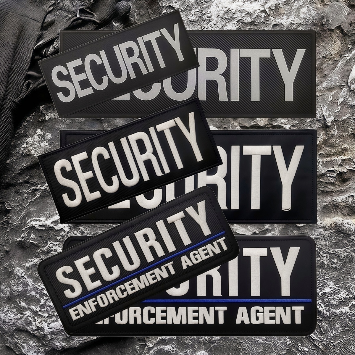 SECURITY安保人员魔术贴章战术马甲贴士气章户外包贴角色扮演徽章