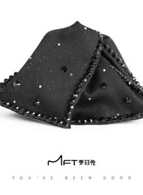 后脑勺饱满布艺抓夹鲨鱼夹