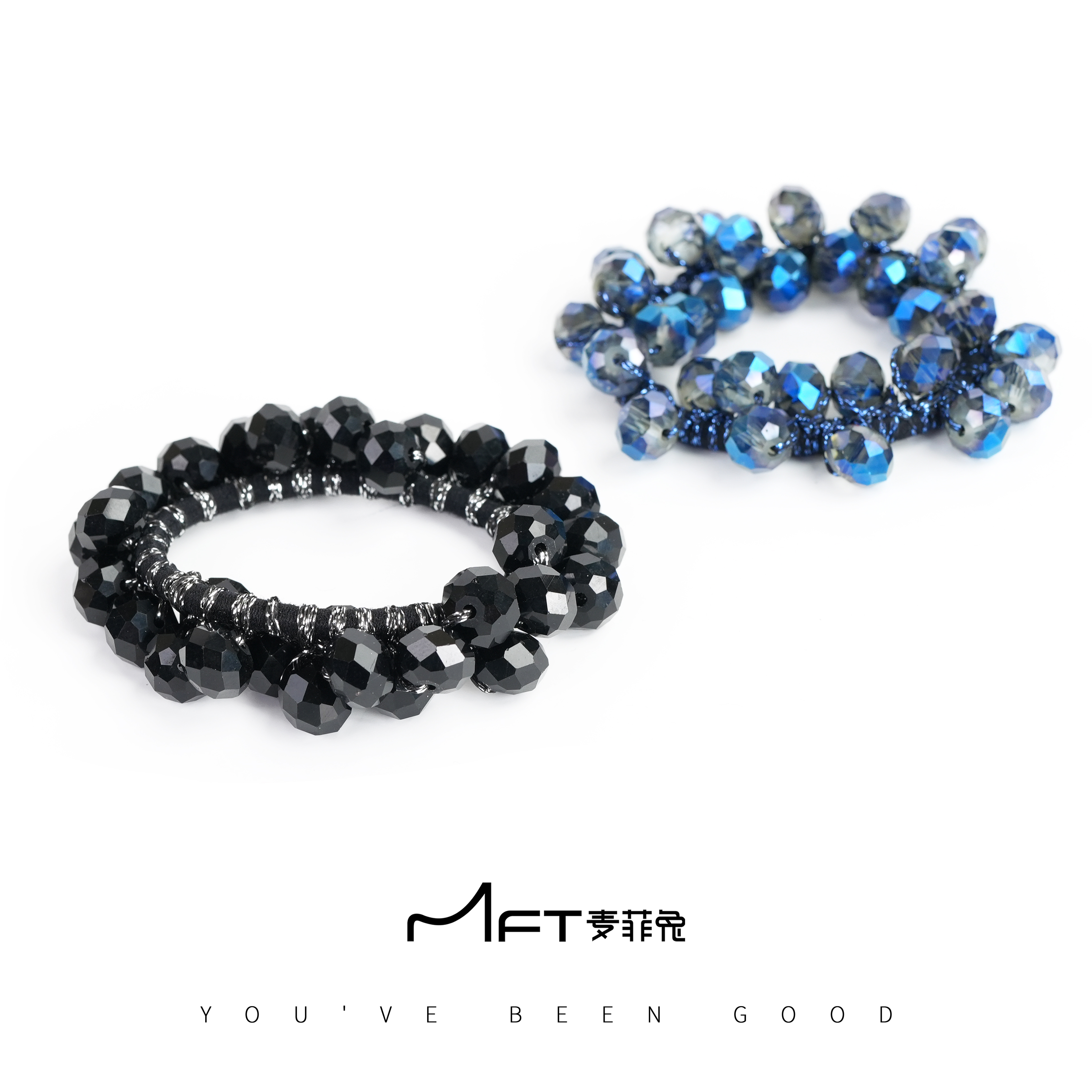 兰壹壹烟墨发绳小清新发饰