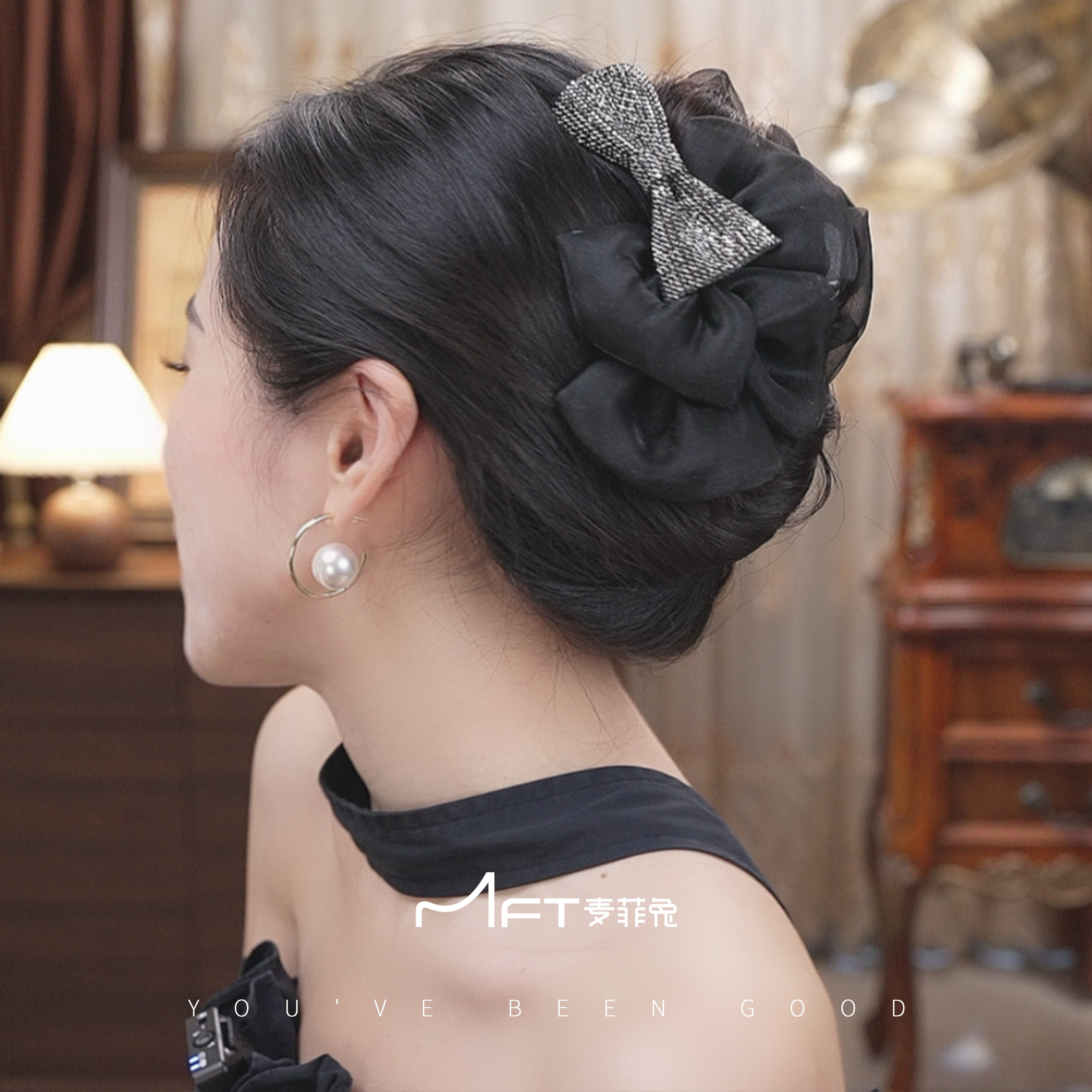 兰壹壹大号纱纱奥黛丽抓夹2024新款蝴蝶结复古轻奢高级感发饰女,饰品/流行首饰/时尚饰品新,发饰,淘宝优惠券,粉丝福利购,淘宝优惠卷