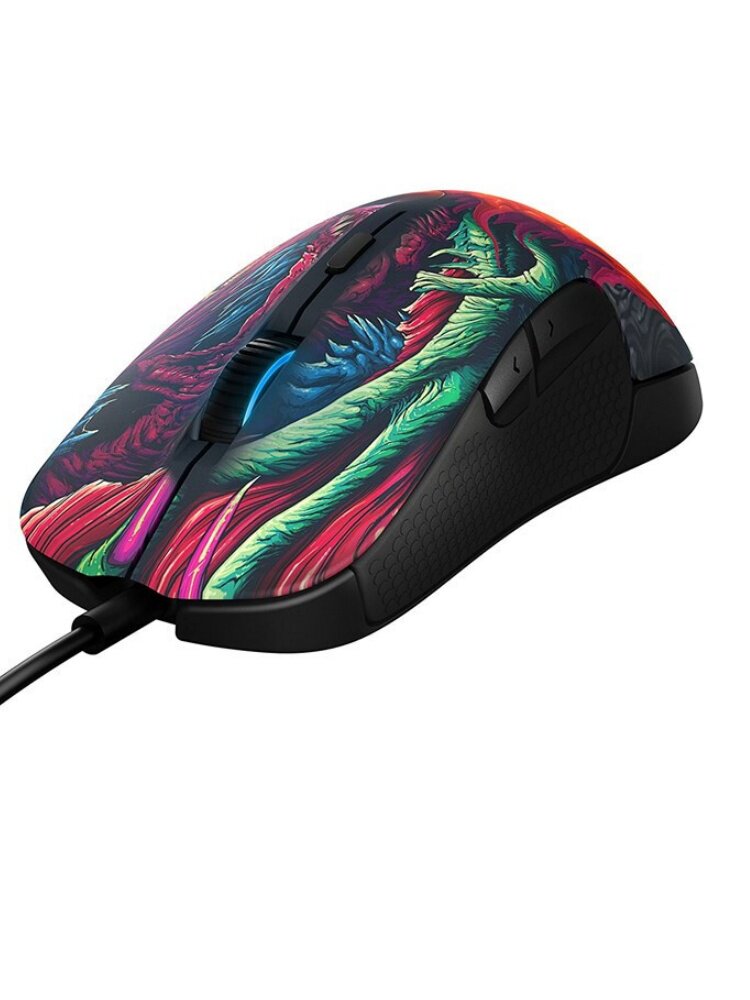 STEELSERIES|STEELSERIES RIVAL300|310 전문 게이밍 유선 마우스 RGB 백라이트 무광택 소재