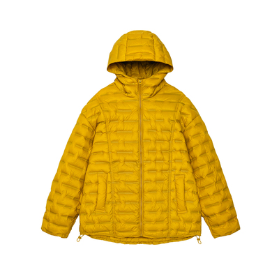 90白鸭绒立体排骨连帽羽绒服男冬季宽松轻薄防寒保暖男款肥佬外套