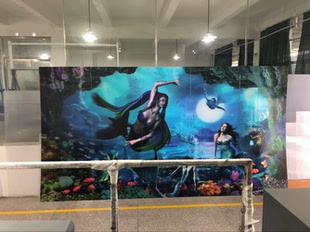 PS板材 1.2X2.4 大尺寸 立体画 2X3米 3D光栅画 德嘉3D印刷定制