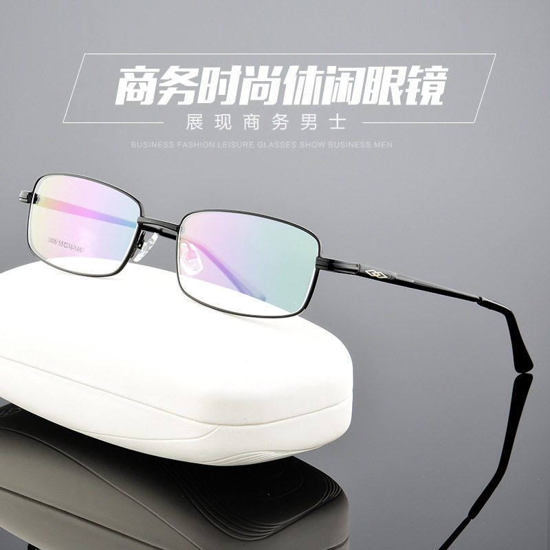 眼镜框架 简洁时尚近视 厚金电镀 眼镜金属眼镜架远视眼镜近视05