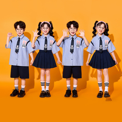 六一儿童演出服小学生运动会啦啦操表演幼儿园啦啦队学院风合唱