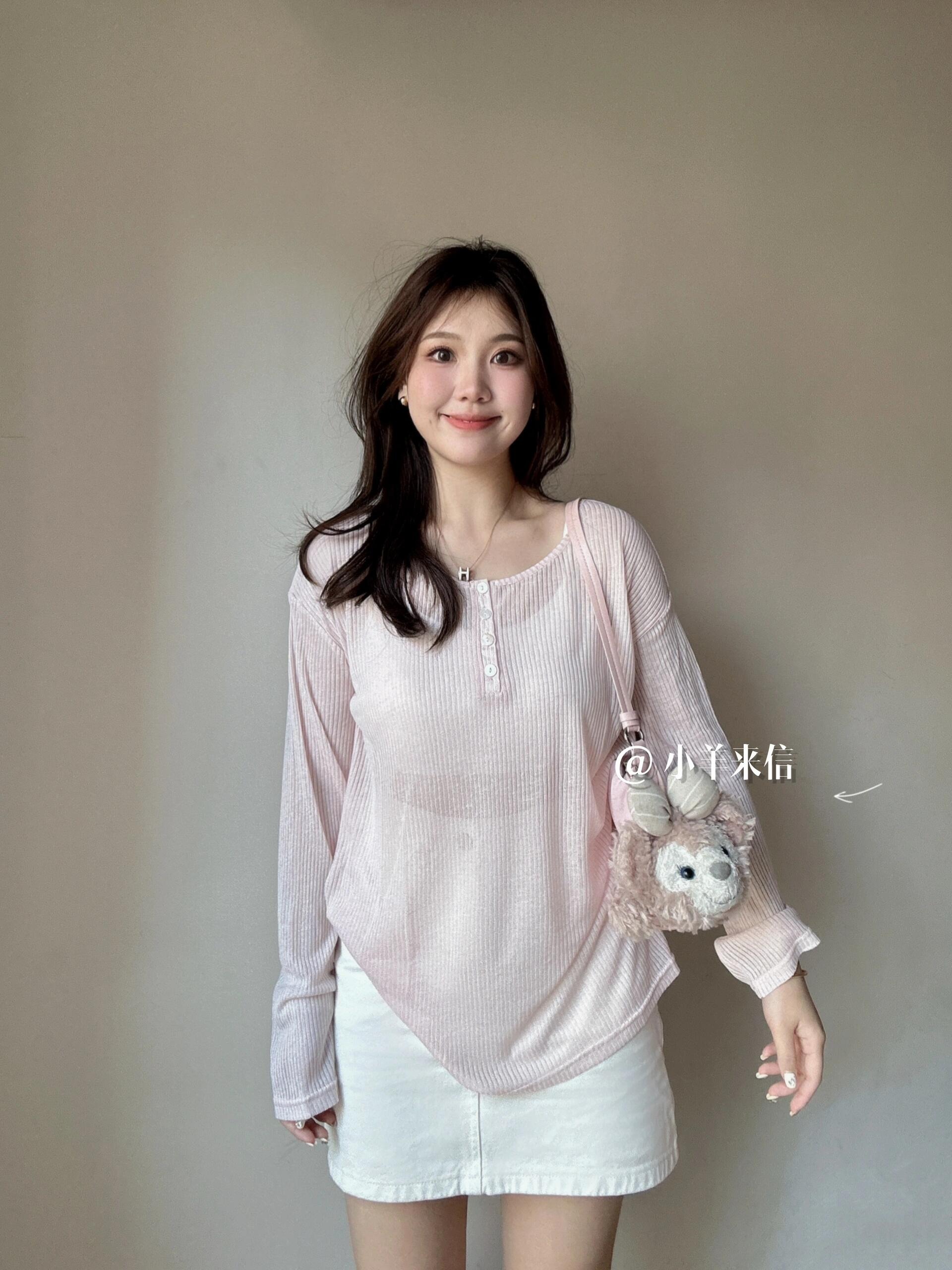 大码女装胖mm防晒薄款上衣女夏季显瘦遮肚粉色高级感T恤显瘦遮肉