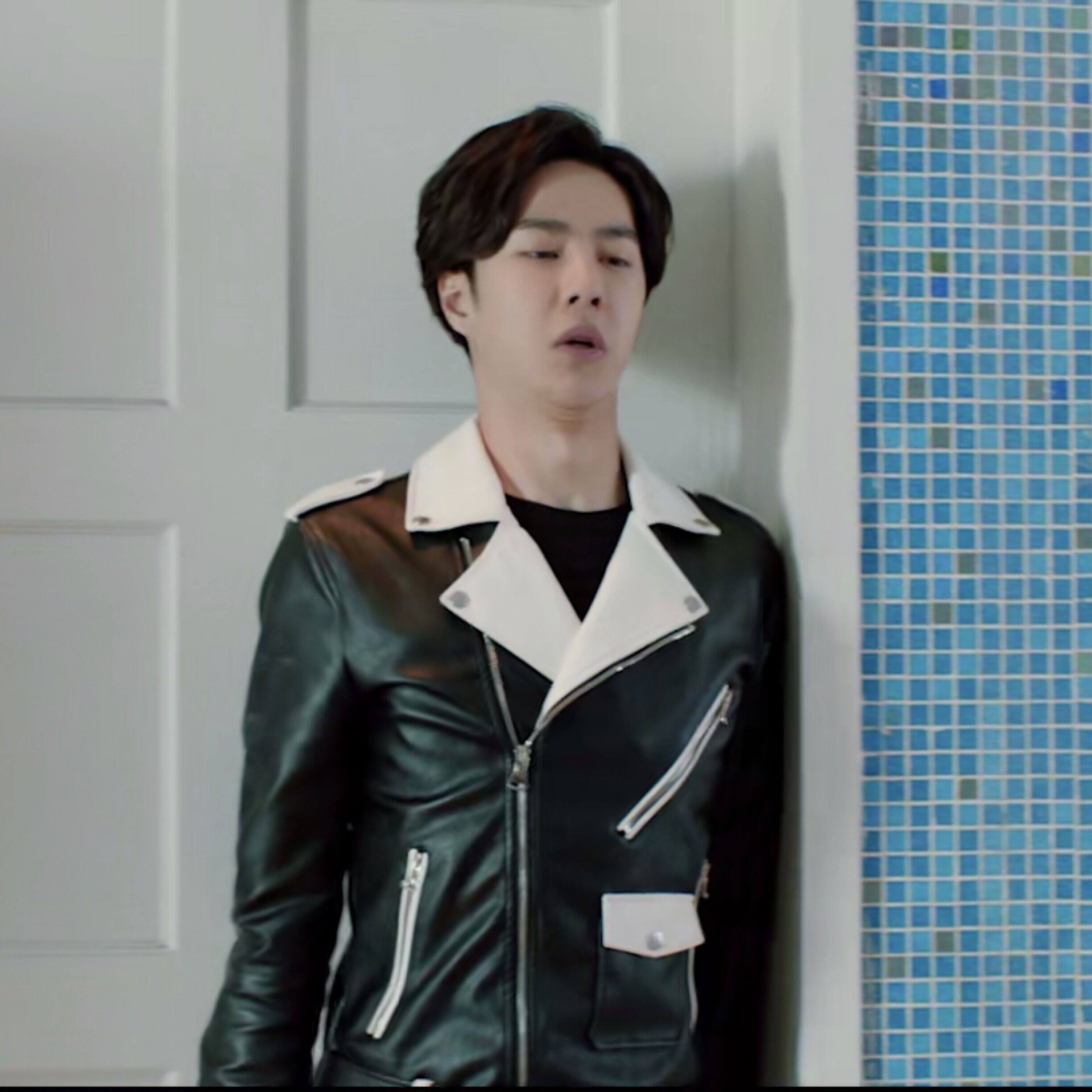 我的奇怪朋友王一博蔚逸晨同款机车皮衣外套韩版立领修身皮夹克男