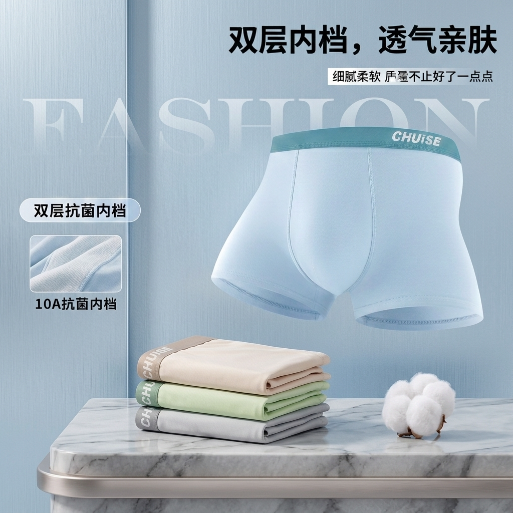 cadinkiom男式莱赛尔抗菌内裤