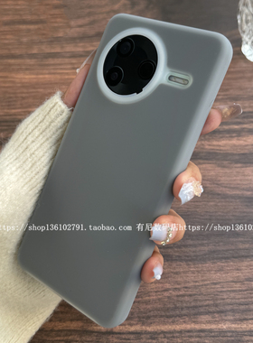 YOONIA适用红米K80手机壳k80PRO液态硅胶果冻保护套半透明商务工作潮壳透灰色