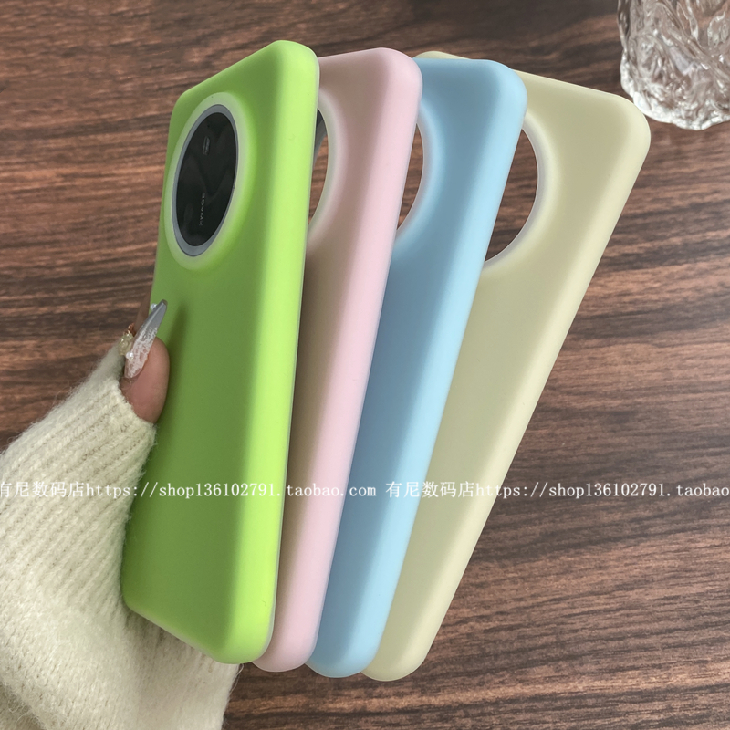 YOONIA适用华为mate70手机壳mate70pro液态硅胶mate70pro+果冻全包保护套半透明简约耐脏男女情侣款港风