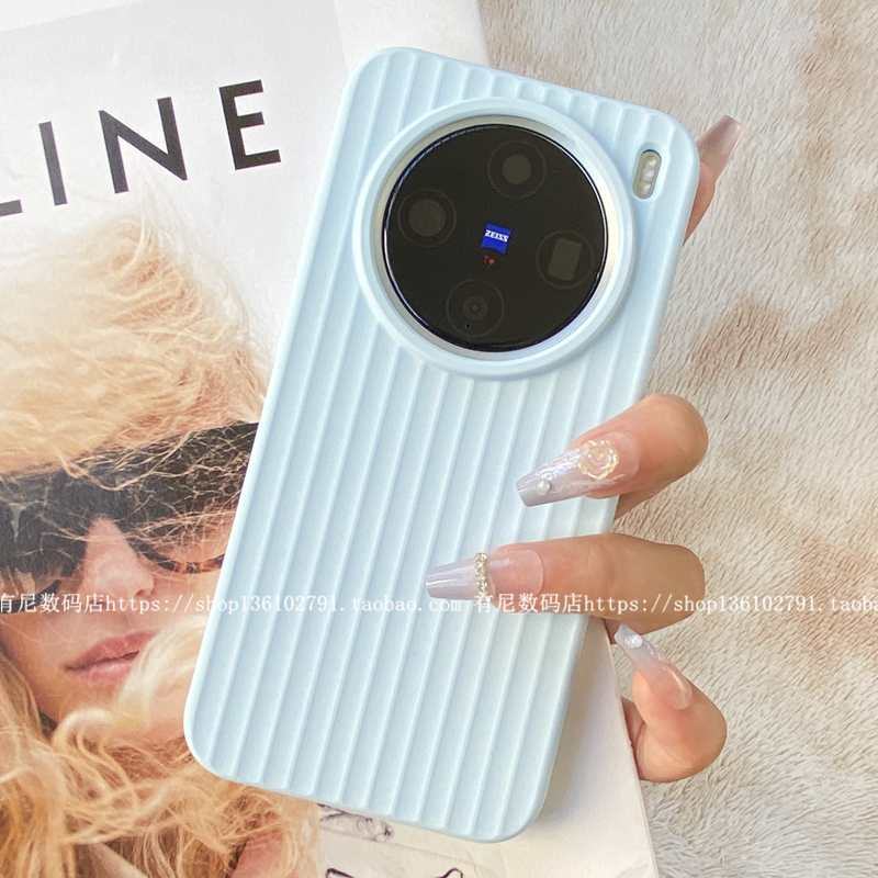 YOONIA适用VIVO手机壳x200条纹x200pro瓦楞纹x200promini液态硅胶x100s保护套个性s19竖纹18防摔s19新s18pro