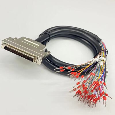 SCSI68公头DB型铁壳编号 标号数据线 号码管 单头转接线 厂家直销