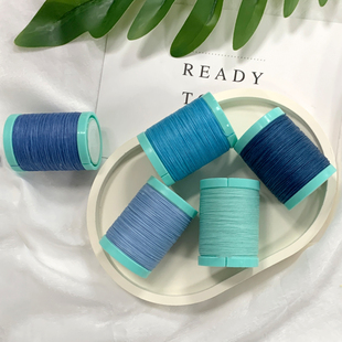 艺高新款0.4mm精细扁蜡线纯色涤纶线手工DIY编织线编立体线材
