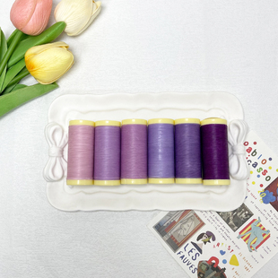 新款精细扁蜡线0.3mm蜡线编织线手工DIY多色渐变色编织线小卷