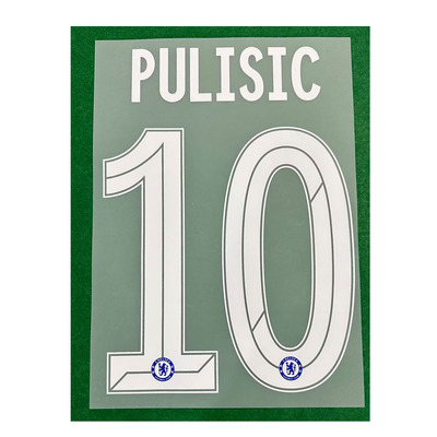 2021切尔西欧冠印字10号普利西奇#10 PULISIC Nameset 热转印烫画