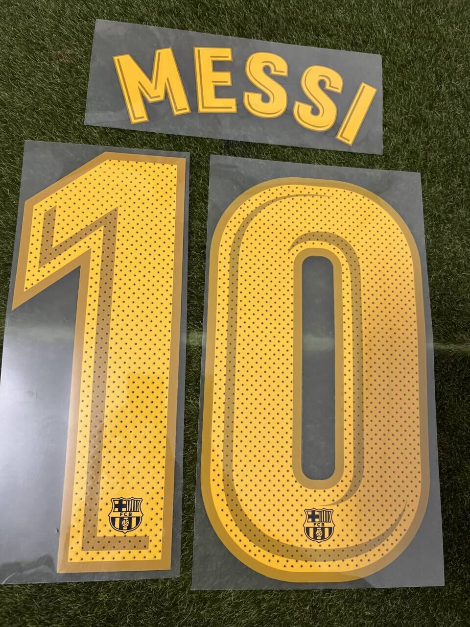 2018-2019巴萨10号梅西印字#10 MESSI Nameset球员版印字印号