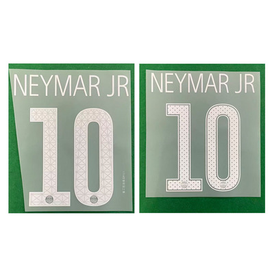 2017-2018巴黎10号内马尔印字印号欧冠Neymar JR Nameset