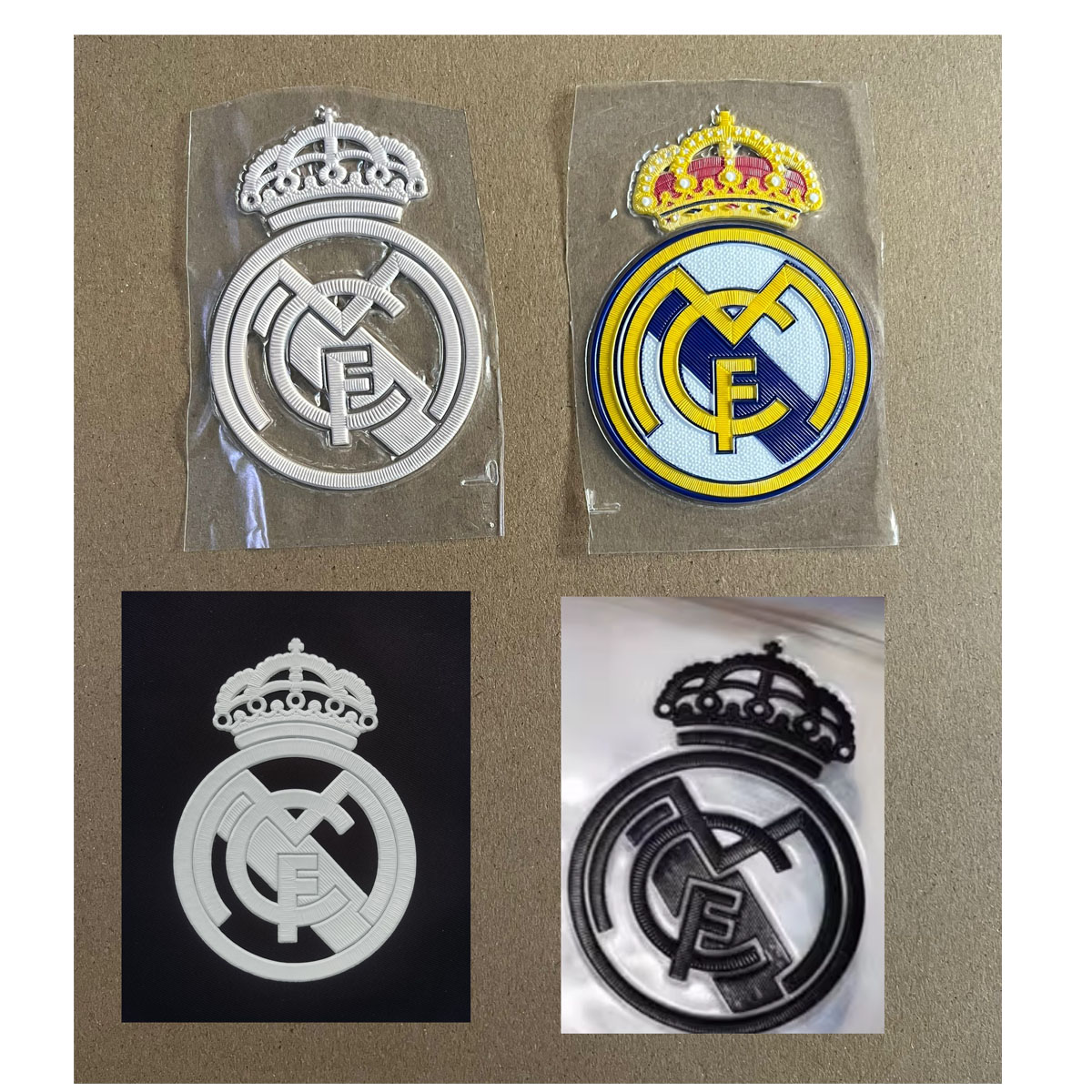 皇马队徽热转印Y3球衣配件贝林厄姆维尼修斯姆巴佩热转印印字LOG