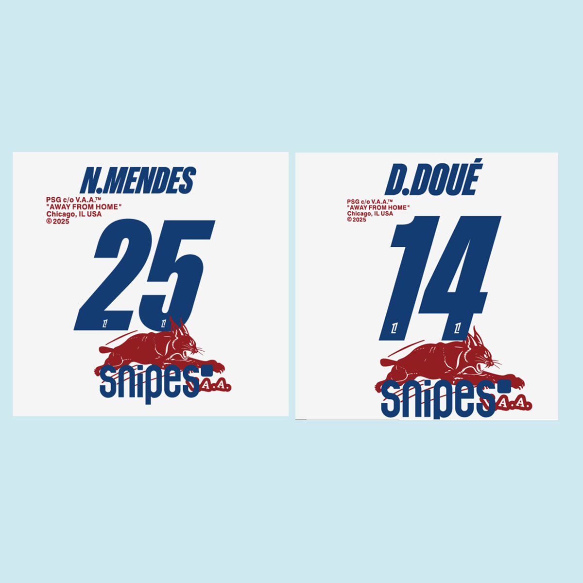 巴黎联名印号Away From Home印字14号埃杜登贝莱门德斯印号烫画