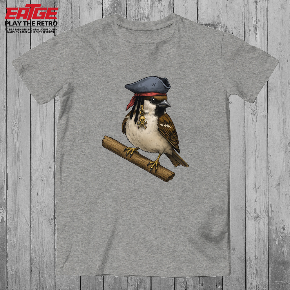 加勒比海盗搞怪杰克斯帕罗T恤