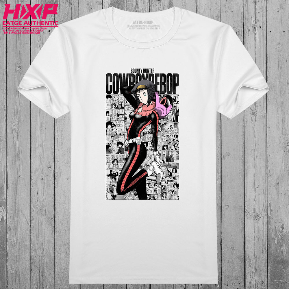 美艳菲瓦伦坦faye valentine星际牛仔cowboy bebop动漫纯棉体恤