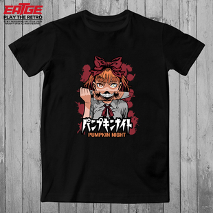 南瓜魅夜T恤桐乃尚子黑暗猎奇漫画Pumpkin Night动漫纯棉大码体恤